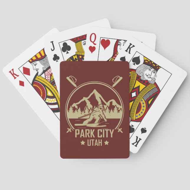 Jeu De Cartes Park city Utah (dos)
