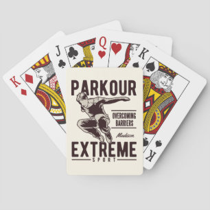 Jeu De Cartes PARKOUR nom personnalisé