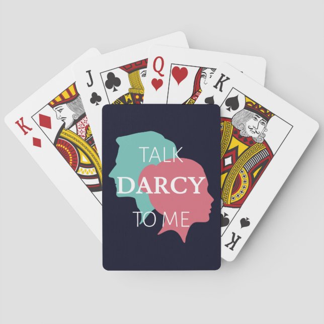 Jeu De Cartes Parle Darcy à moi IV (dos)