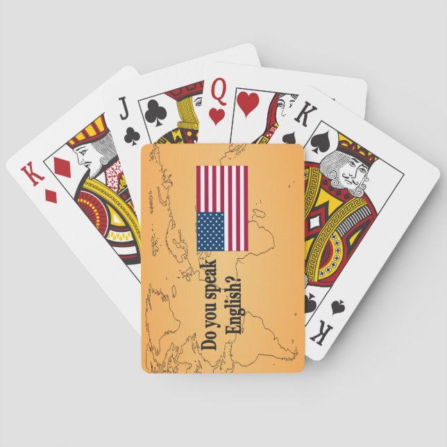 Jeu De Cartes Parles-tu anglais ? en anglais. Indicateur (dos)