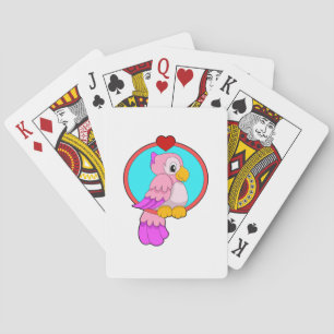 Jeu De Cartes Parrot au coeur