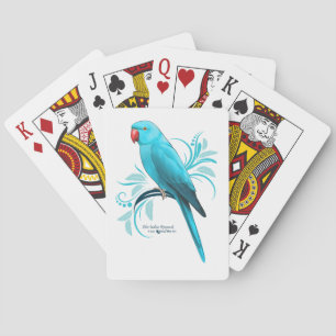 Jeu De Cartes Parrot bleu indien Ringneck