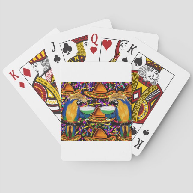 Jeu De Cartes Parrot de fête Cinco De Mayo (dos)