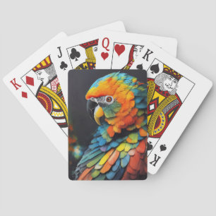 Jeu De Cartes Parrot Oiseau Animal Discovery Aventure Nature