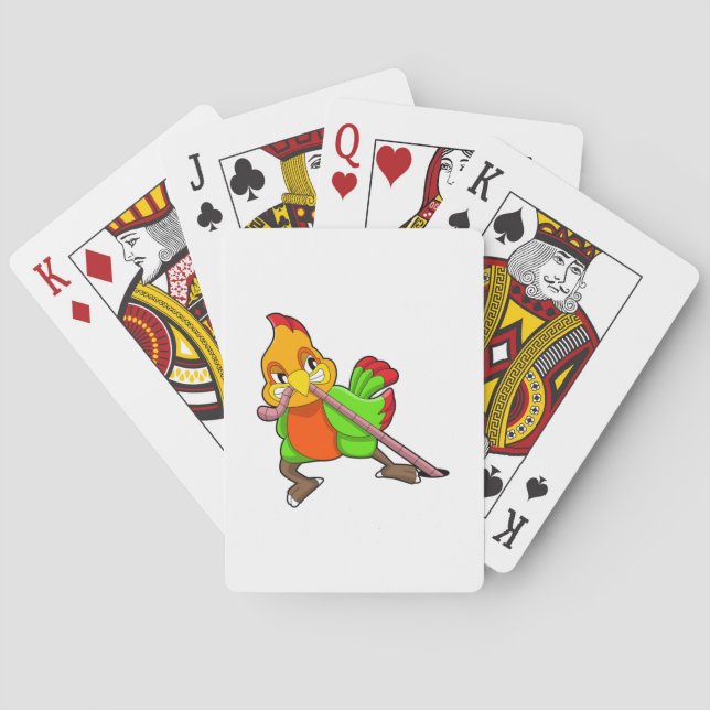 Jeu De Cartes Parrot with Worm (dos)