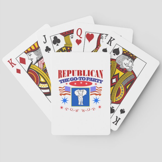 Jeu De Cartes parti super-républicain (dos)
