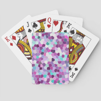 Jeu De Cartes Parties scintillant arc-en-ciel mosaïque no 01