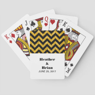 Jeu De Cartes Parties scintillant Chevron Jouer des cartes