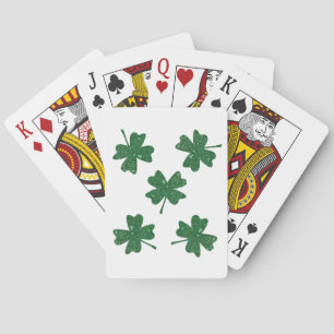 Jeu De Cartes Parties scintillant quatre feuilles