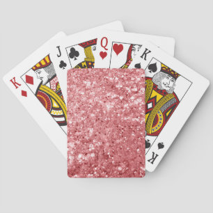 Jeu De Cartes Parties scintillant rose brillant
