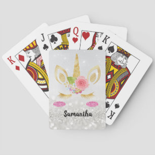 Jeu De Cartes Parties scintillant Unicorn