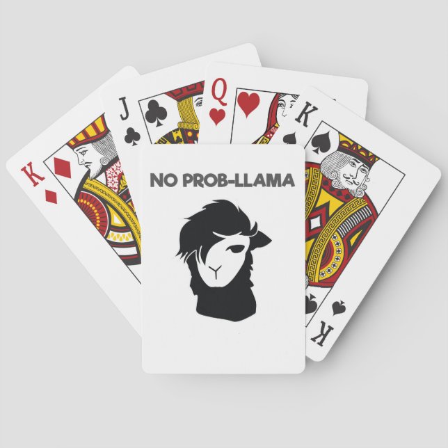 Jeu De Cartes Pas de problème Llamas (dos)