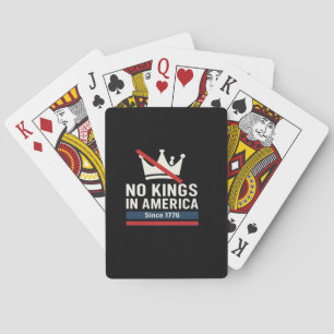 Jeu De Cartes Pas de rois en Amérique depuis 1776 Graphique patr