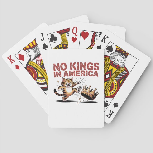Jeu De Cartes Pas de rois en Amérique Design esthétique classiqu (dos)