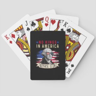 Jeu De Cartes Pas de rois en Amérique Drapeau USA Rétro Style Co