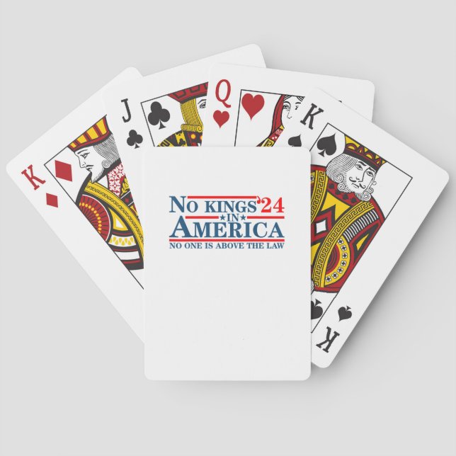 Jeu De Cartes Pas de rois en Amérique Rétro Classique (dos)