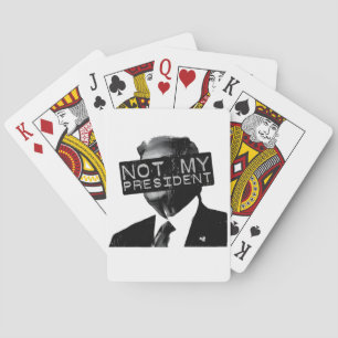 Jeu De Cartes Pas mon président libéral anti-Trump