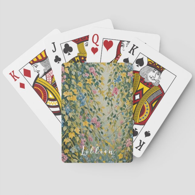 Jeu De Cartes Passage enchanté : Jardin secret Pastel (dos)