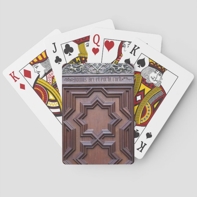 Jeu De Cartes Passage espagnol de maison de dieu de porte (dos)