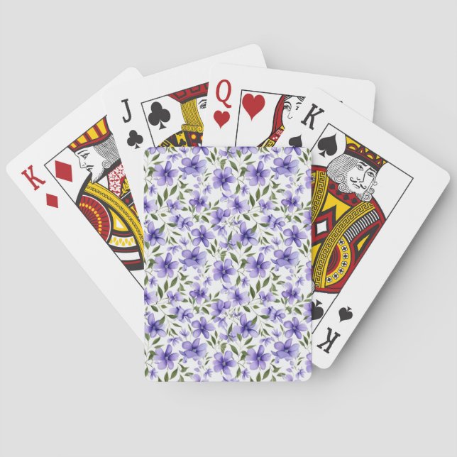 Jeu De Cartes Passion Fleur Violette (dos)