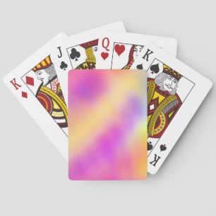 Jeu De Cartes Pastel Iridescente Coloré Design dégradé