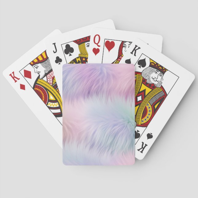 Jeu De Cartes Pastel Rainbow Fur (dos)