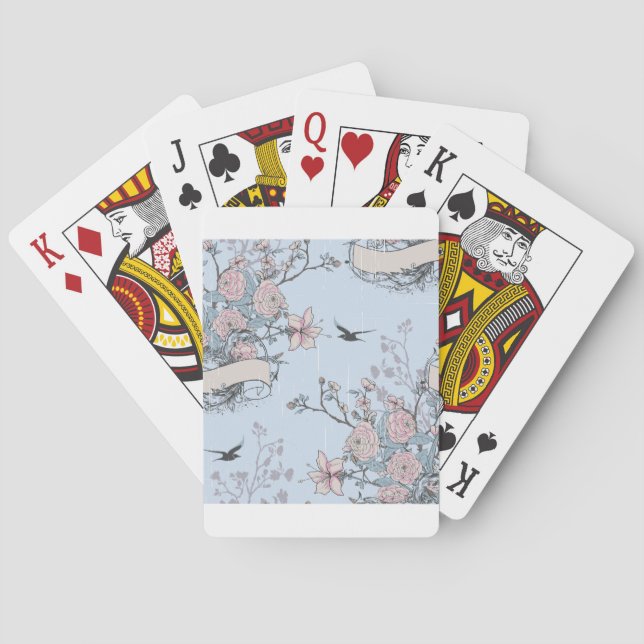 Jeu De Cartes pastel shabby chic (dos)