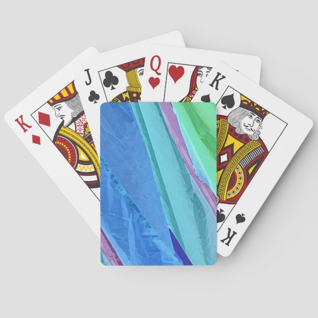 Jeu De Cartes Pastel Silks Abstrait Playing Card Deck (dos)
