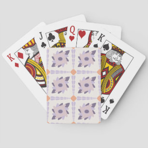 Jeu De Cartes Pastel violet Carrelage décoratif coloré