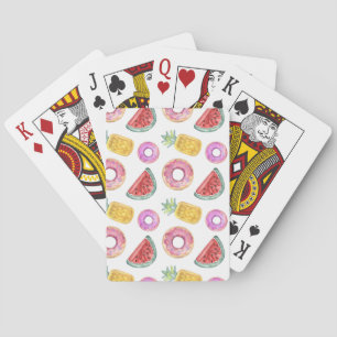 Jeu De Cartes Pastel Watercolor Pool Flottant Motif