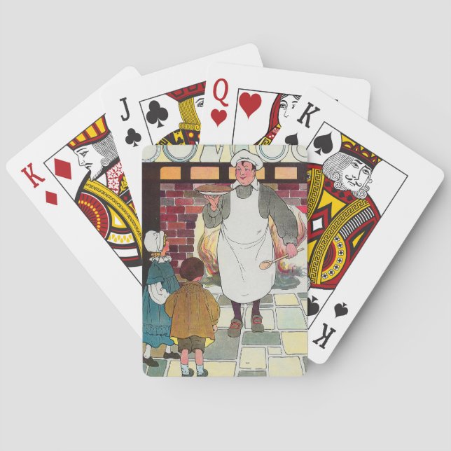 Jeu De Cartes Pat-a-cake, pat-a-cake, l'homme de Baker (dos)