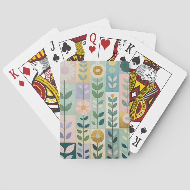 Jeu De Cartes Patchwork de Prairie (dos)