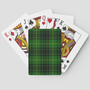Jeu De Cartes Pâte verte de tartan MacArthur