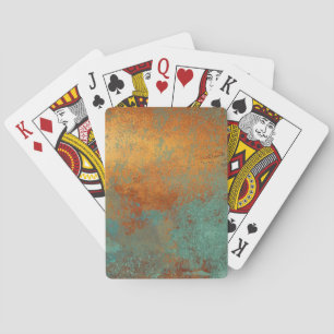 Jeu De Cartes Patina métallique riche en cuivre