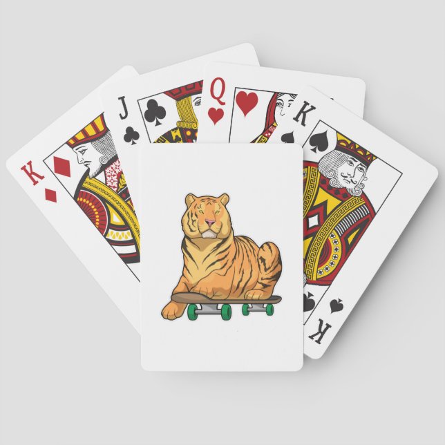 Jeu De Cartes Patinage de Tiger (dos)
