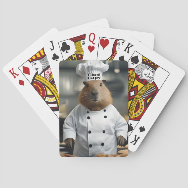 Jeu De Cartes Pâtisserie : La Capybara Culinaire (dos)