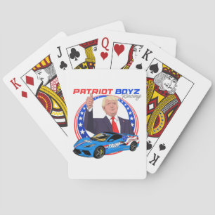 Jeu De Cartes Patriot Boyz Racing & Trump Corvette 