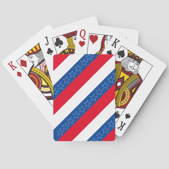 Jeu De Cartes patriotique américain (dos)