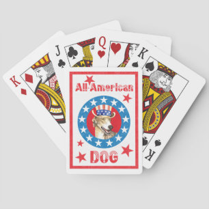 Jeu De Cartes Patriotique Greyhound Jouer des cartes
