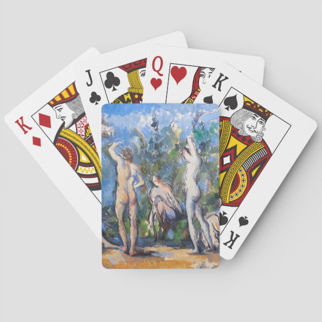 Jeu De Cartes Paul Cezanne - Cinq Bathères (dos)