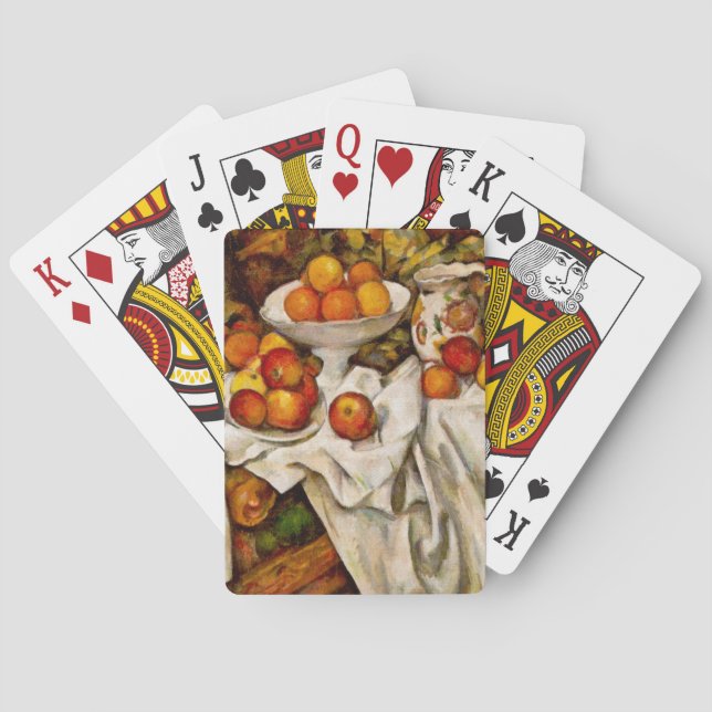 Jeu De Cartes Paul Cezanne Pommes Oranges Impressionnisme (dos)