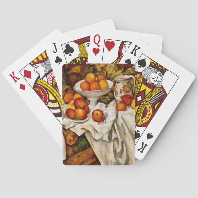 Jeu De Cartes Paul Cezanne Pommes Oranges Impressionnisme (dos)