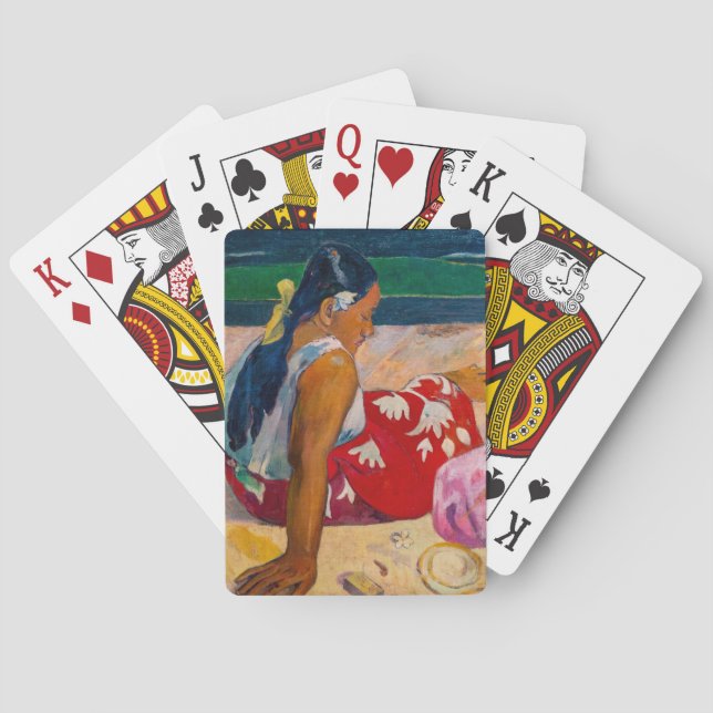 Jeu De Cartes Paul Gauguin - Femmes tahitiennes sur la plage (dos)