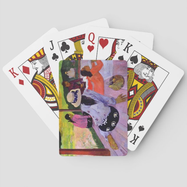 Jeu De Cartes Paul Gauguin | La Sieste, 1891-2 (huile sur toile) (dos)