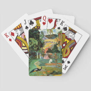 Jeu De Cartes Paul Gauguin   Matamoe or, Landscape with Peacocks