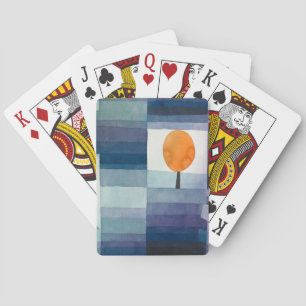 Jeu De Cartes Paul Klee Abstrait Tree Blue Peinture