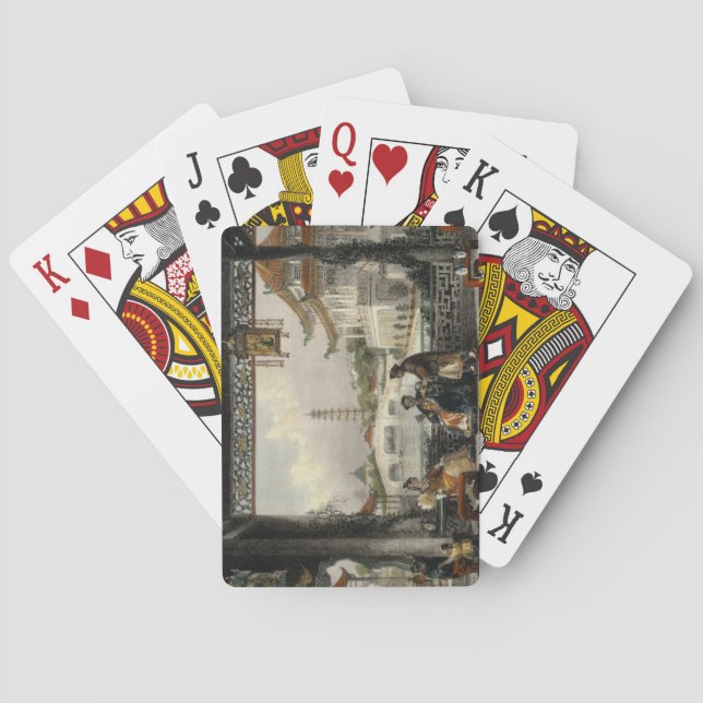 Jeu De Cartes Pavilion and Gardens of a Mandarin near Pékin, fr (dos)