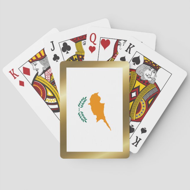 Jeu De Cartes Pavillon de Chypre Jouer des cartes (dos)