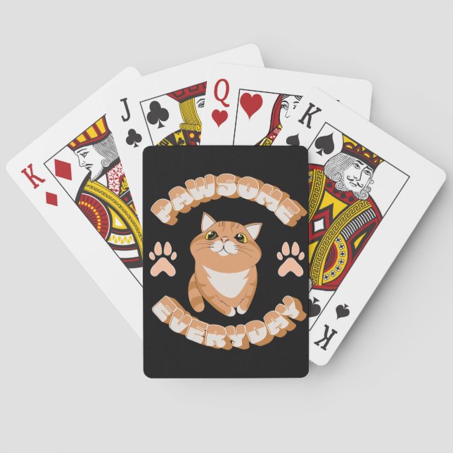 Jeu De Cartes Pawsome tous les jours (dos)