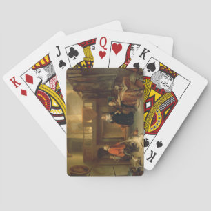 Jeu De Cartes Payer la dîme (huile sur panneau)